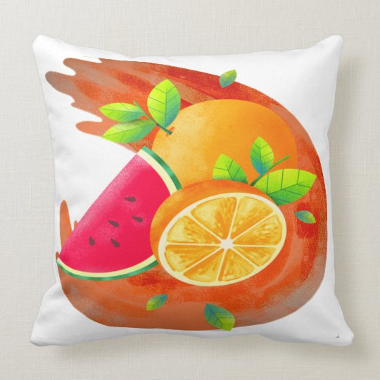 fruit throw pillows