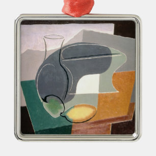 Fruit-dish and carafe, 1927 metal ornament