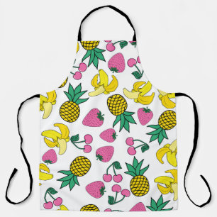 Fruit Fiesta: Bananas, Pineapples, Strawberries Apron