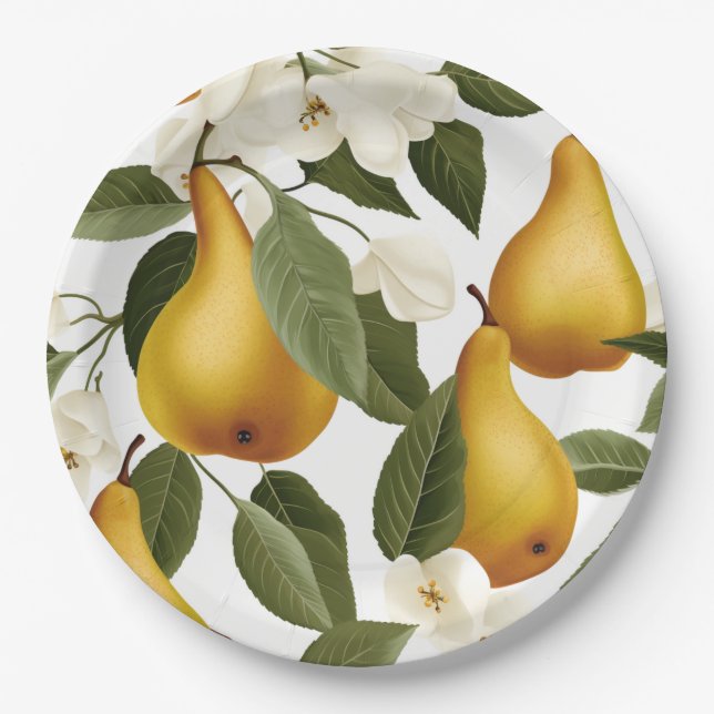 Fruit Fiesta - Colorful Fruit Theme Paper Plates (Front)