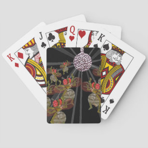 Fruit Flies Dancing Under The Disco Ball Poker Cards