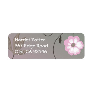 Fruit Flower Cool Cute Girly Retro Floral Label