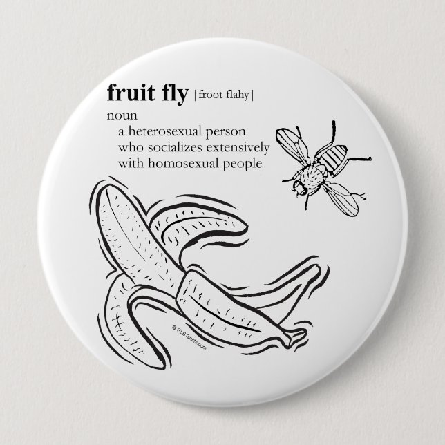 FRUIT FLY BUTTON (Front)