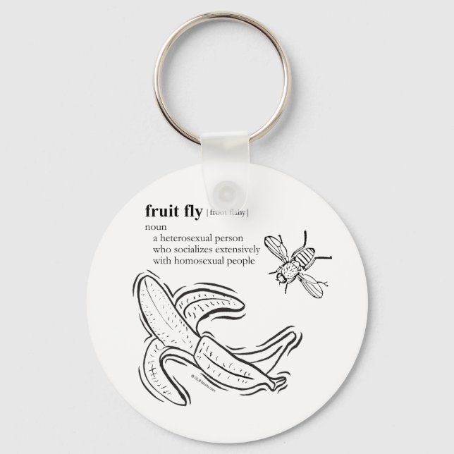 FRUIT FLY KEYCHAIN (Front)