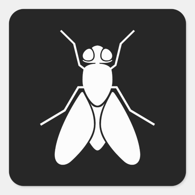 Fruit Fly Square Sticker (Front)