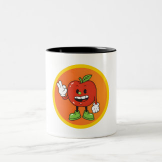 Fruit Friends Two-Tone Coffee Mug