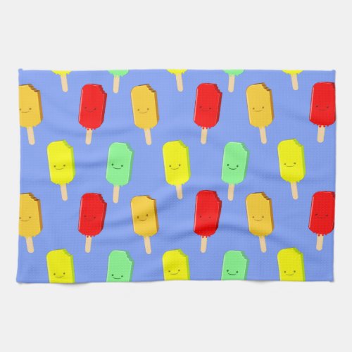 Fruit Ice Pop Pattern Kitchen Towel