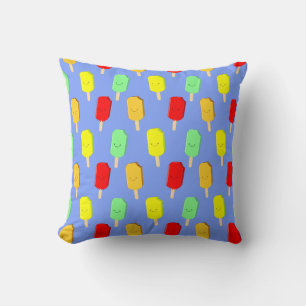 Fruit Ice Pop Pattern Throw Pillow