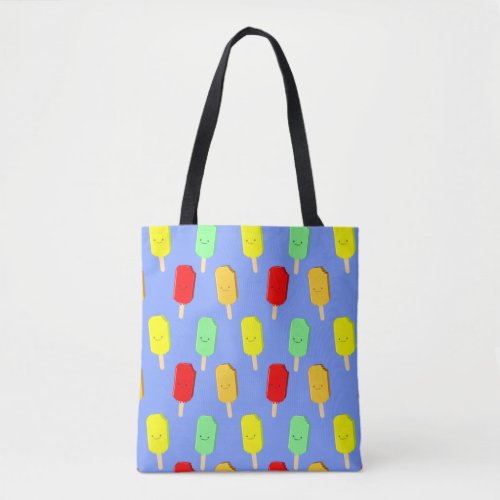 Fruit Ice Pop Pattern Tote Bag