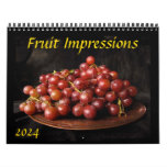 Fruit Impressions 2024 Food Photography Kitchen Calendar