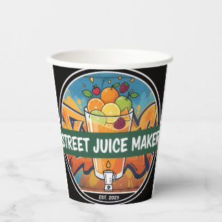 Fruit juice paper cups