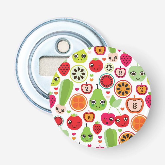 fruit kids illustration apple bottle opener (Front)
