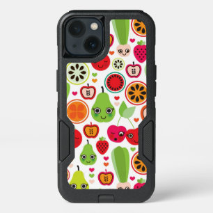 fruit kids illustration apple iPhone 13 case