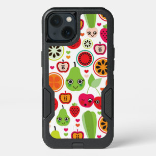 fruit kids illustration apple iPhone 13 case