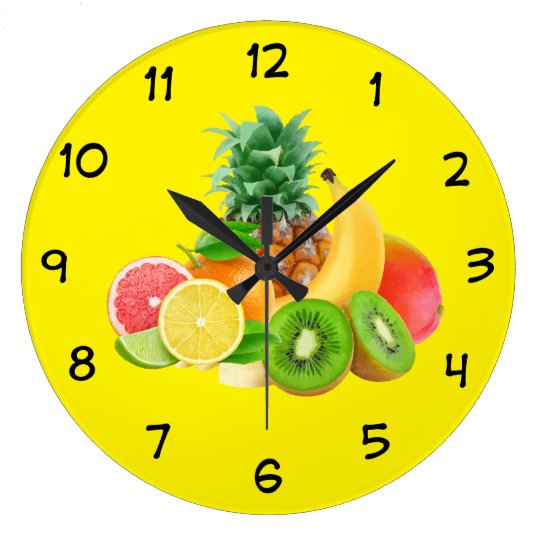 Fruit Kitchen Clock