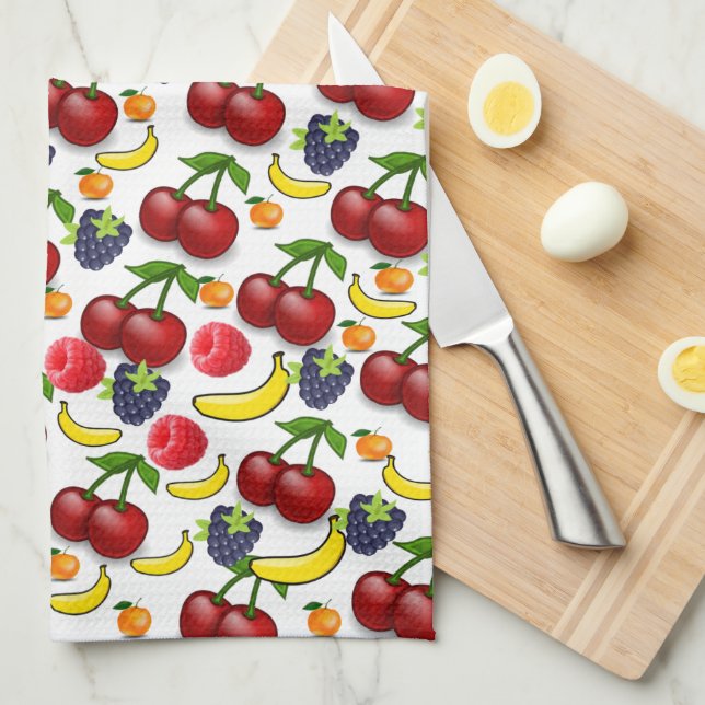 Fruit Kitchen Hand Towel (Quarter Fold)
