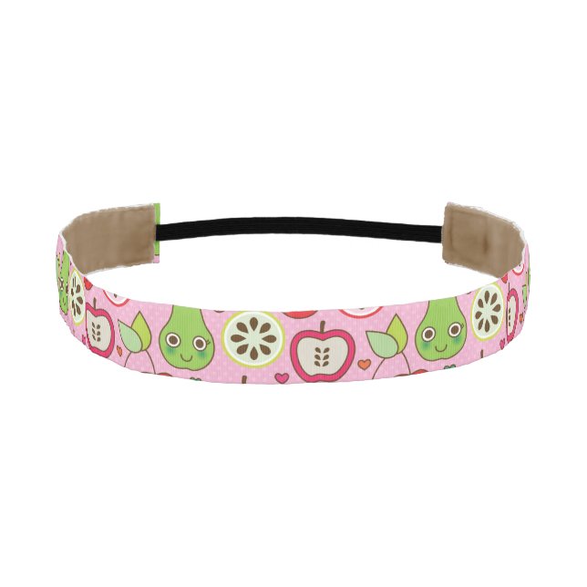 fruit kitchen illustration pattern athletic headband (Front)
