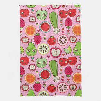 fruit kitchen illustration pattern kitchen towel