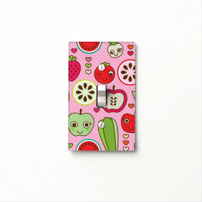fruit kitchen illustration pattern light switch cover (In Situ)