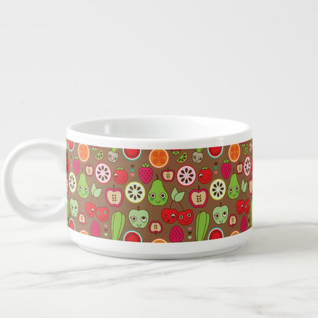 Fruit Kitchen Pattern Bowl (Right)