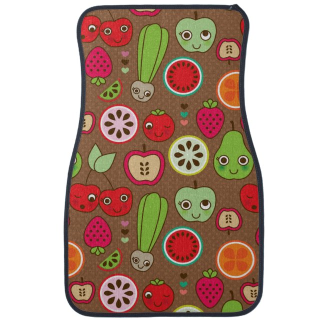 Fruit Kitchen Pattern Car Mat (Front)