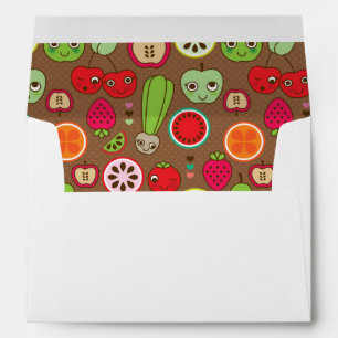 Fruit Kitchen Pattern Envelope