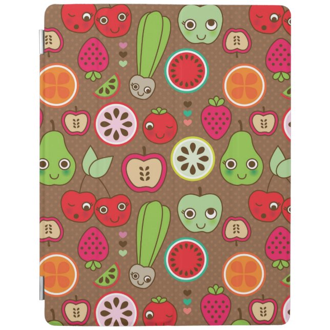 Fruit Kitchen Pattern iPad Smart Cover (Front)