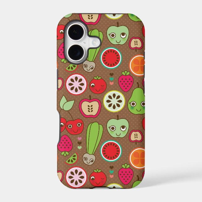 Fruit Kitchen Pattern Iphone Case (Back)