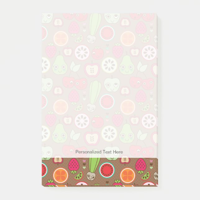 Fruit Kitchen Pattern Post-it Notes (Front)