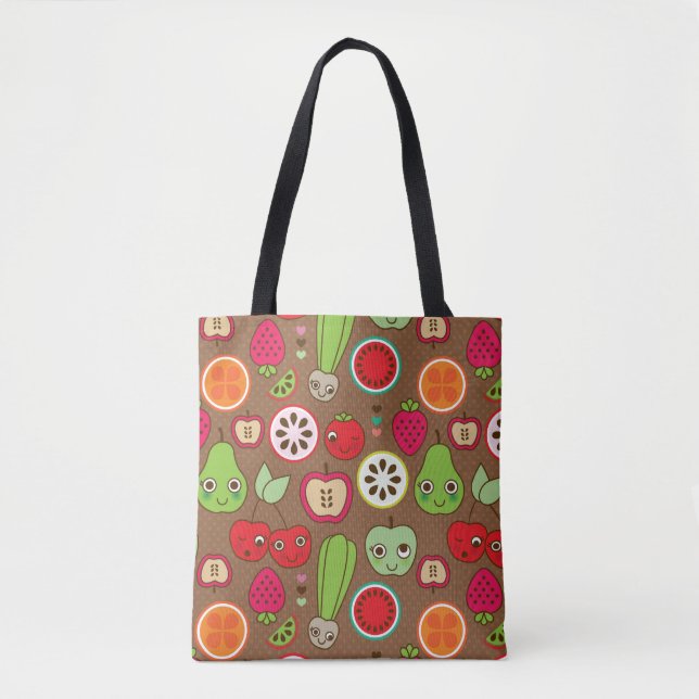 Fruit Kitchen Pattern Tote Bag (Front)