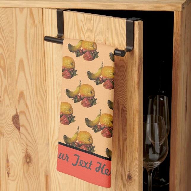 Fruit Kitchen Towels - Optional Personalization (Thirds Fold)