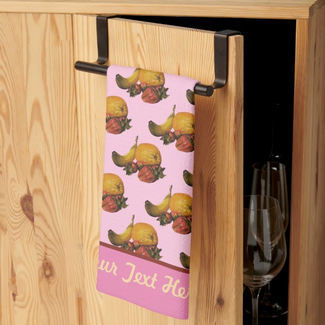 Fruit Kitchen Towels - Optional Personalization (Thirds Fold)