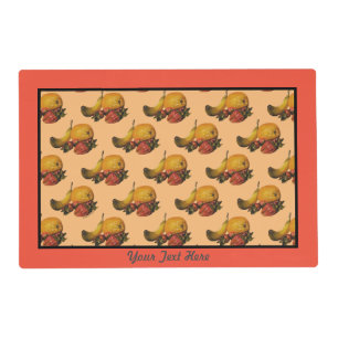 Fruit Laminated Placemat - Personalized Option