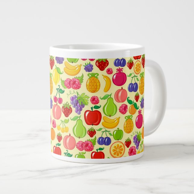 Fruit Large Coffee Mug (Front Right)