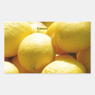Fruit: Lemons Rectangular Sticker