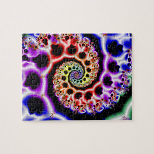 Fruit Loops Rainbow Fractal Art Jigsaw Puzzle