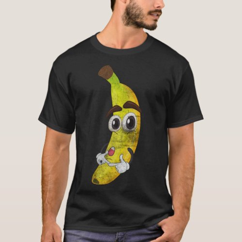 Fruit Lover Kawaii Cute Cartoon Banana Healthy Foo T_Shirt