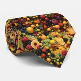 Fruit Lovers Delight Colorful Fruit Platter, Neck Tie