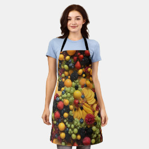 Fruit Lovers Delight Colorful Platter,  Apron