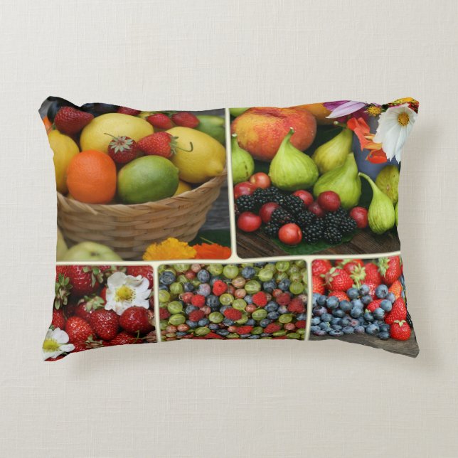 Fruit Medley Accent Pillow (Front)
