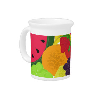Fruit Medley Drink Pitcher