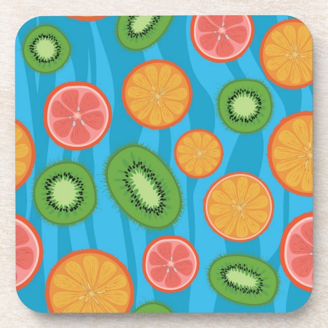 Fruit mood beverage coaster (Front)
