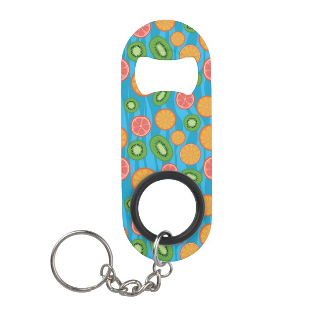 Fruit mood keychain bottle opener (Front)