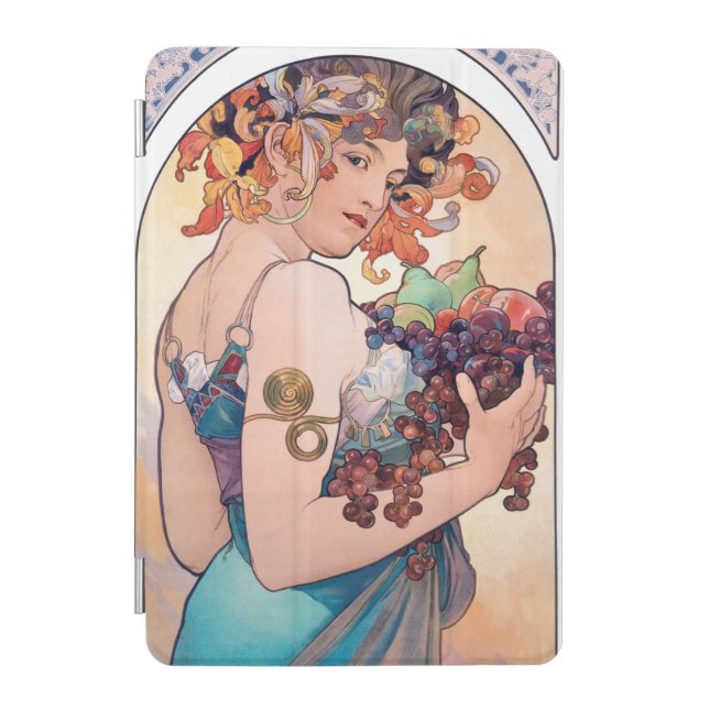 Fruit, Mucha iPad Mini Cover (Front)