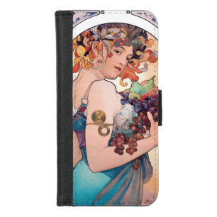 Fruit, Mucha iPhone 8/7 Wallet Case