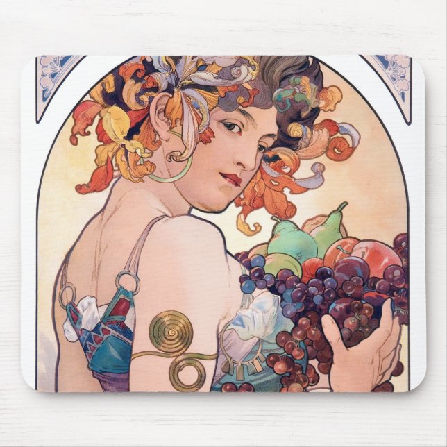 Fruit, Mucha Mouse Pad (Front)