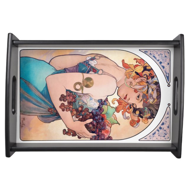 Fruit, Mucha Serving Tray (Front)
