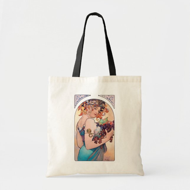 Fruit, Mucha Tote Bag (Front)