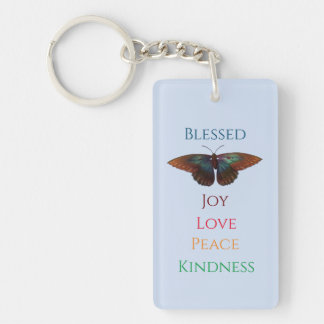 Fruit of Spirit Butterfly  Keychain