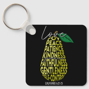Fruit Of Spirit Love Joy Peace Patience Kindness G Keychain